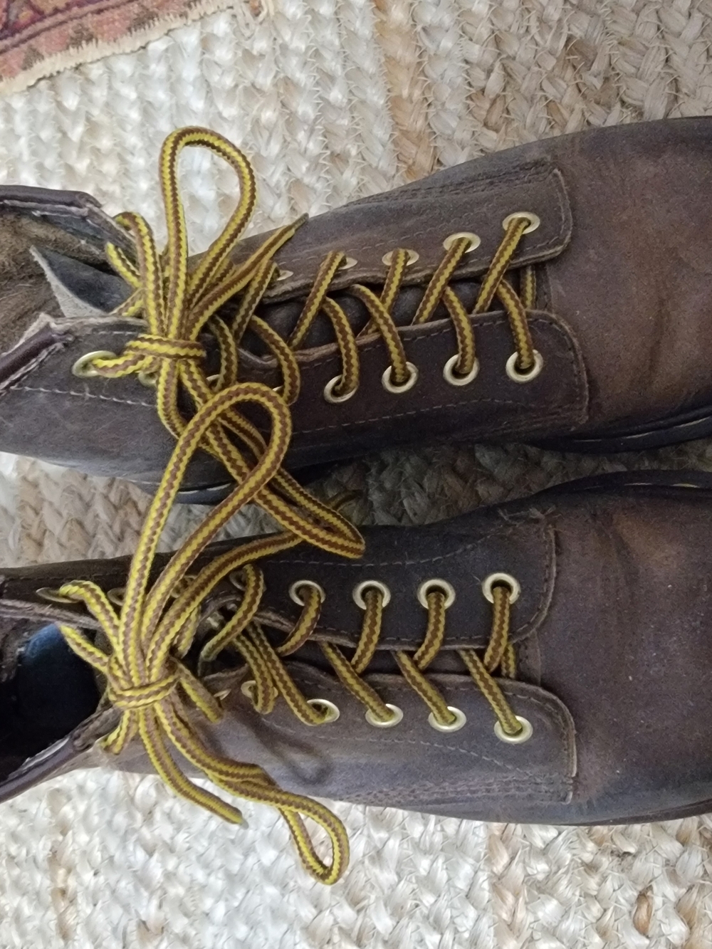 Made In England Doc Marten Crazy Horse Leather Boots, UK Size 6